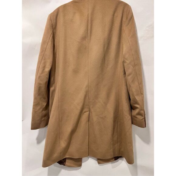 BOSS Women’s Camel Brown Virgin Wool-Cashmere Blend Catara Coat Size 42R - Picture 8 of 13